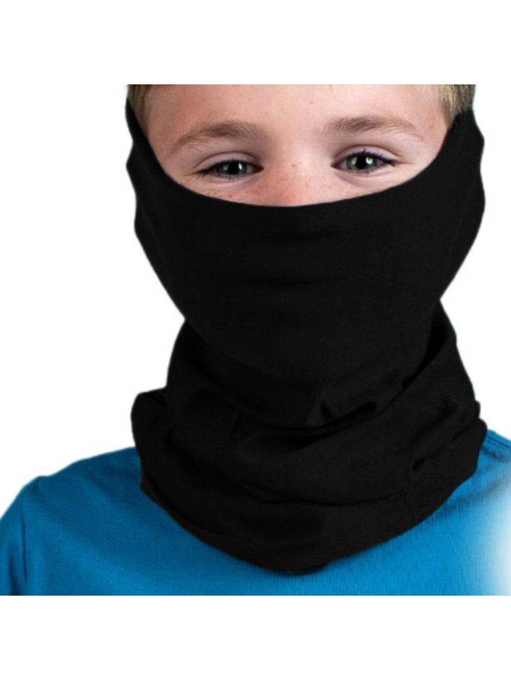Neck Gaiter Black Boys SA Face Mask Headband Shield Wrap Kids